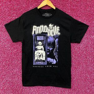 Annabelle Possess Them All Horror Movie Graphic T-Shirt Medium